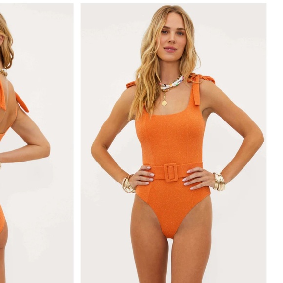NWT - Beach Riot Sydney Belted One Piece Swimsuit - L - Picture 5 of 9